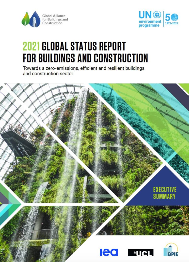 Chapter on Sustainable Cooling for All in Global Status Report 2021